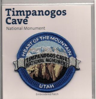 Timpanogos Cave National Monument Utah Souvenir Patch