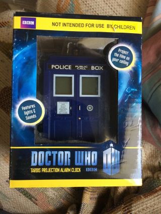 Doctor Who Tardis Projection Alarm Clock