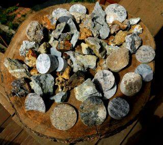 Gold & Silver Ore Small Hunks Broken From Mother Lode 50 Oz 1134 Shop Up