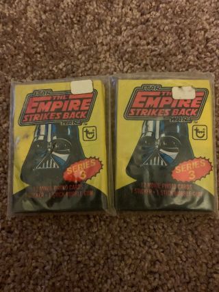 Topps 1980 Star Wars Empire Strikes Back Series 3 2 Wax Pack