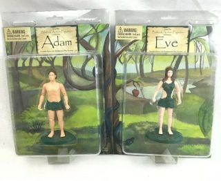 Adam And Eve Biblical Action Figures Train Up A Child 1997