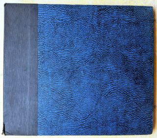 78 Rpm 10” Record Album Binder Holder Storage Book Holds 12 Records Blue Color