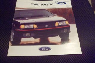 1988 Ford Mustang Gt Lx Dealer Showroom Brochure
