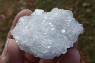 , RARE,  GLASSY,  CLEAR SPARKLING CALCITE CRYSTALS,  NCHWANING II MINE 7