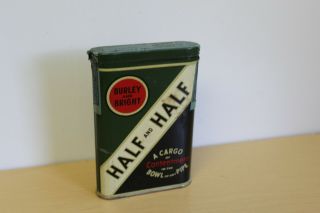 Nm Vintage Half And Half Pocket Tobacco Tin