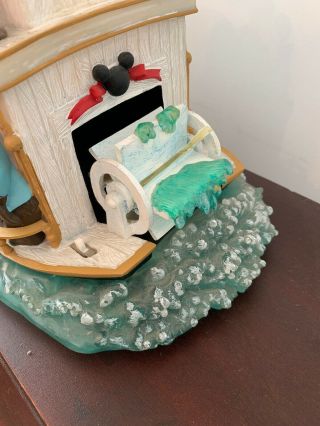 Disney Mickeys 75th Anniversary Steamboat Willie Musical Snowglobe 4