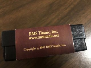 TITANIC COAL 90th Anniversary Collector ' s Edition Certificate of Authenticity 2