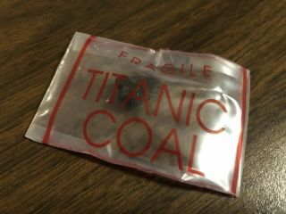 TITANIC COAL 90th Anniversary Collector ' s Edition Certificate of Authenticity 4