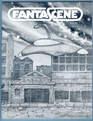 Fantascene 1 Sf Movie Fanzine Ib J.  Melchior Sci - Fi Film War Of The Worlds 1975