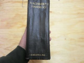 Vintage Machinery’s Handbook 8th Edition 1930 Industrial Press Gilded Gold edges 2