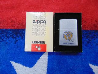 Vintage 1972 Dallas Cowboys Zippo Lighter Good Pre Owned,