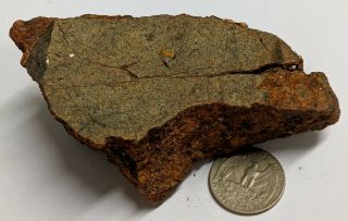 Cut 298 Gram Unclassified Nwa Meteorite (k4987)