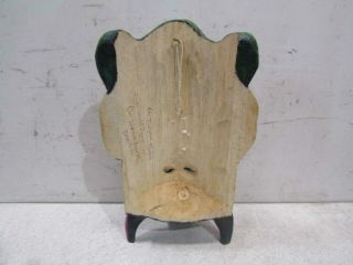 Arte Indigena Boruca Hand Carved Wooden Mask Animal Print 2