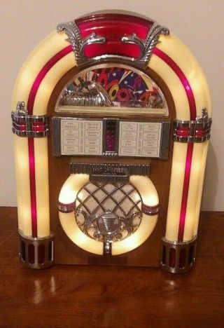 Spirit Of St.  Louis Jukebox Radio Cassette Player Lights Up And