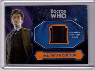 David Tennant 1985 Topps Tenth Doctor Who Brown Suit Trousers Costume Relic Card