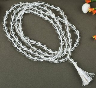 Sphatik Mala Lingam Shape – 109 Beads