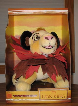Disney The Lion King Young Simba Plush - Limited Edition Of 3500