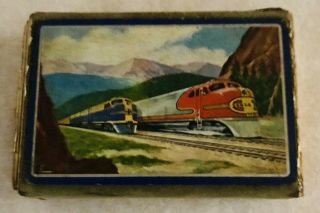 Vintage Santa Fe Railroad Playing Cards
