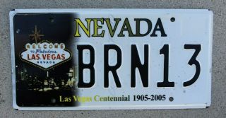Nevada Vanity License Plate