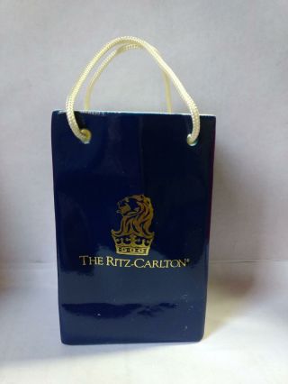 Ritz Carlton - Porcelain Shopping Bag Ornament