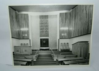 Jewish Judaica South Africa Johannesburg Synagogue Interior Photo 1967