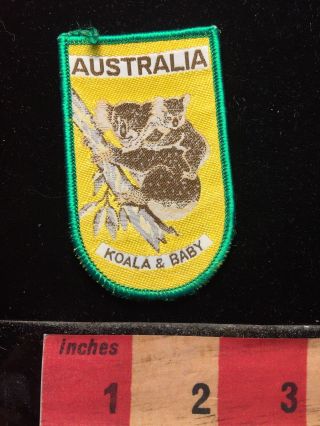 Koala Bear And Baby Australia Souvenir Patch 69q3