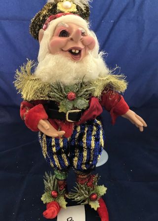 Mark Roberts Christmas Elf Winking Epaulets 12 Inches 8