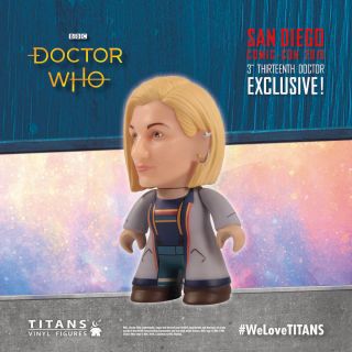 Titan Thirteenth Doctor Who & Materializing Tardis 2019 Sdcc Comic Con Exclusive