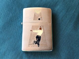 Vintage Zippo Bowling Lighter 1950 Niagara Falls