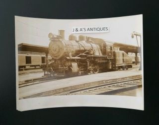Vintage Black And White Train Photo Rail Photo Service