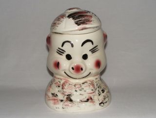 Rare Vintage Warner Bros.  Porky Pig American Ceramic Cookie Jar