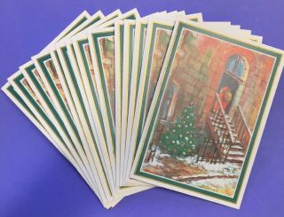 14 Vtg Ursula Arndt Santa Christmas Cards Made Switzerland H George Caspari