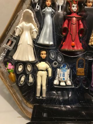 Disney Star Wars STAR TOURS Queen Amidala Fashion Doll Set Complete Polly Pocket 8