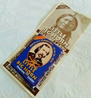 Little Big Horn Trading Cards Nos 1994 Map Nos General Custer Montana Territory