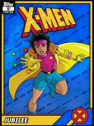 Topps Marvel Collect Jubilee Retro X - Men 250cc 1st Edition Printing Digital
