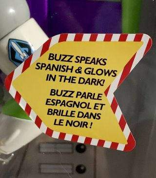 Disney Pixar Toy Story Buzz Lightyear Special Edition Speak Spanish Glow In Dark 3