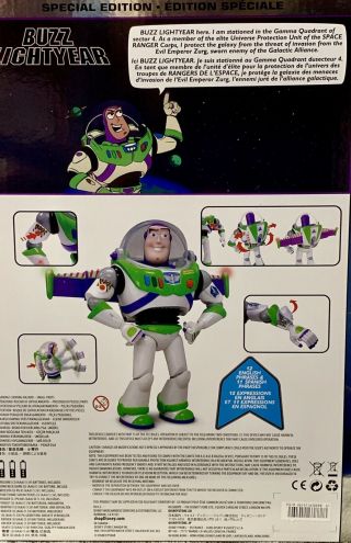 Disney Pixar Toy Story Buzz Lightyear Special Edition Speak Spanish Glow In Dark 7