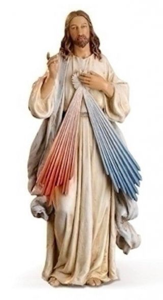 10 " The Divine Mercy Of Jesus Christ Statue Figure Christian Gift Peace