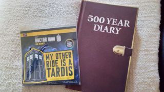 Dr.  Who Diary & Magnet Gift Set Stocking Stuffers Powerful Car Magent Or Fridge