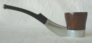 Dr Plumb Peacemaker (3) Curved Mouth Piece Smoking Pipe England