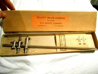 Vintage Elliot Beam Compass 609904 Box