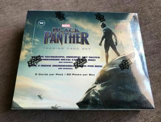 2018 - Upper Deck Black Panther Hobby Box - Factory