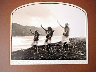 1978 Hula Dancers Kauai Hawaii Mahaulepu Signed Vint Orig Photo Boone Morrison
