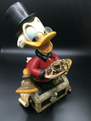 Very Rare Disney Uncle Scrooge Mcduck Ducktales Big Figure Figurine Statue