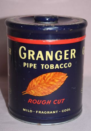 Granger - Vintage Pipe Tobacco Tin / Can Liggett & Myers Co.  Round
