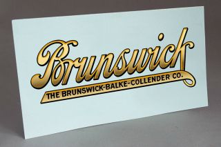 Brunswick Balke Collender Co.  Phonograph Water Slide Decal