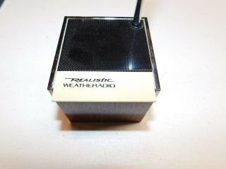 Vintage Realistic Portable Cube Weather Radio 12 - 181b Weatherradio Radio Shack