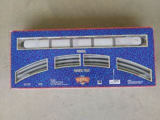 Walt Disney World Monorail Rare Red Stripe Play Train Set w/Original Box 6