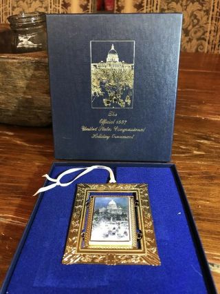 The Us Congressional Historical Association 1997 Christmas Ornament Us Capitol