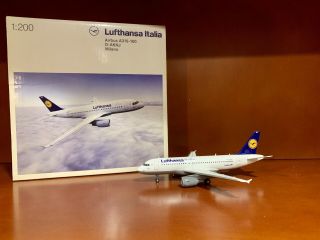 Herpa Wings 1:200 Lufthansa " Italia " A319 - 100 Reg D - Aknj